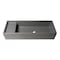 Alfi Brand 39 inch Grey Matte Above Mount Fireclay Bathroom Trough Sink AB39TRGM - alternate 11